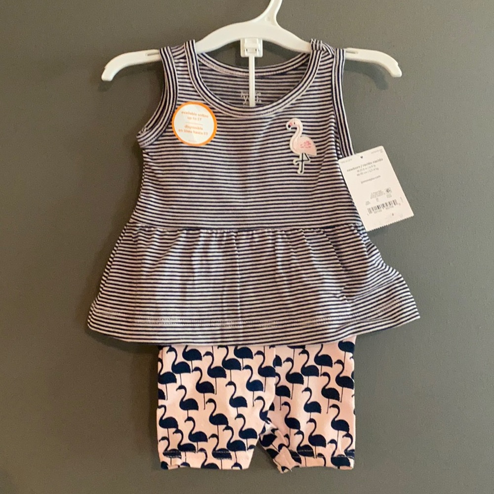Just One You by Carter’s baby flamingo outfit